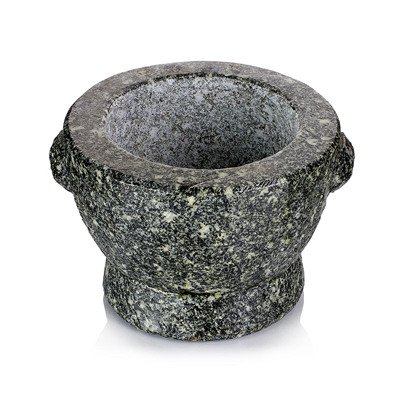 Mortier en pierre, ø 16,5cm extérieur, ø 12cm intérieur, 11cm de haut, env. 4 kg, 1 pc