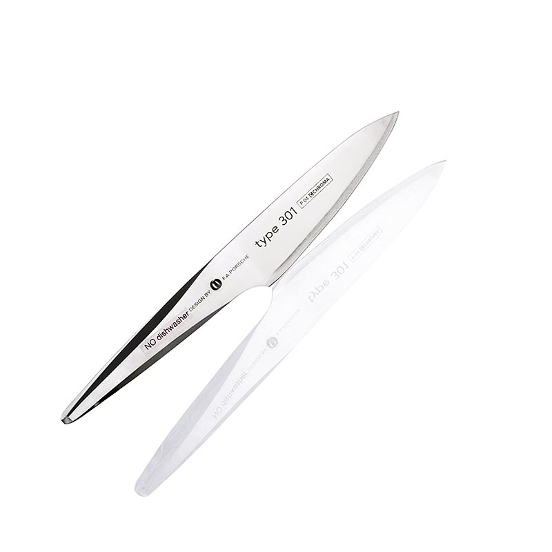 French : Chroma Type 301 P-4 Couteau de cuisine traditionnel de haute qualité, 14,2 cm, usage universel, idéal pour différents travaux de coupe dans la cuisine