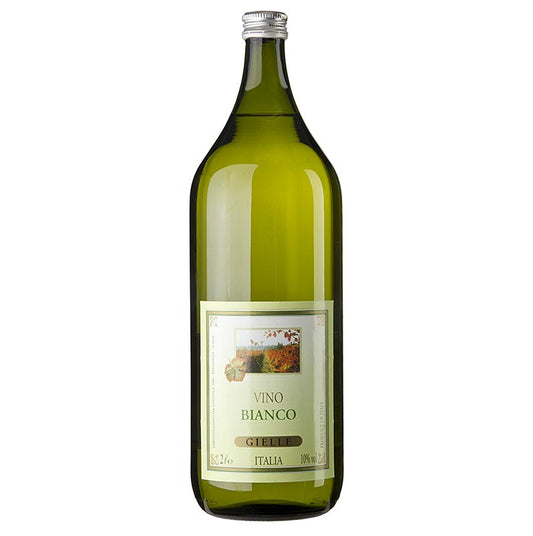 Bouteille de vin blanc d'Italie à 10% d'alcool, 2 litres, vin de cuisine