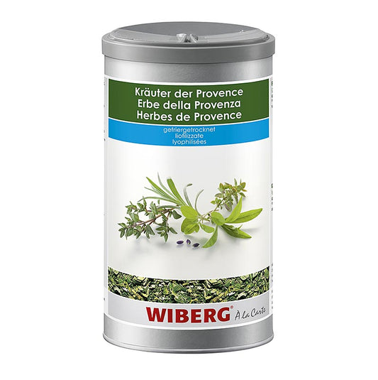 Herbes de Provence lyophilisées Wiberg, 100 g - mélange aromatique et épicé, idéal pour les salades, soupes, sauces, viande, volaille, poisson, crustacés, gibier et légumes
