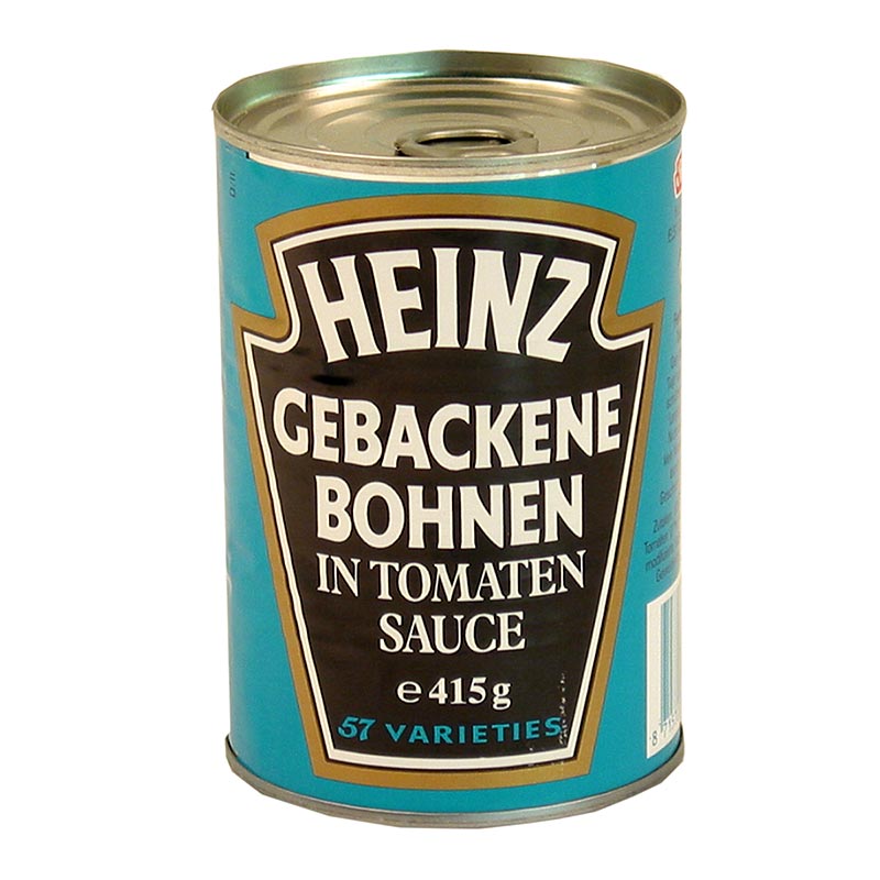 Baked Beans in Tomatensauce, Heinz, 415 g - Le classique culte des haricots cuits au four dans une délicieuse sauce tomate