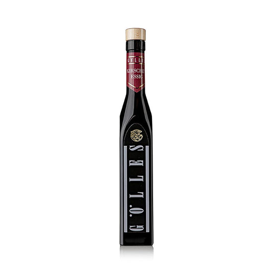 Vinaigre de cerise fruité Gölles à l'arôme intense, idéal pour affiner les salades et les sauces Fabriqué à partir de cerises très mûres