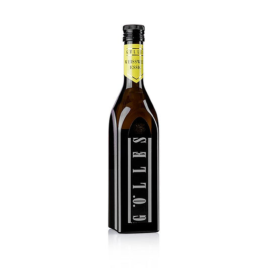 Gölles Vinaigre de vin blanc, 6% d'acidité, 500 ml, 500 ml - Vinaigre de vin de la Valteline avec une fraîcheur fruitée et une fine acidité pour les plats et sauces traditionnels autrichiens