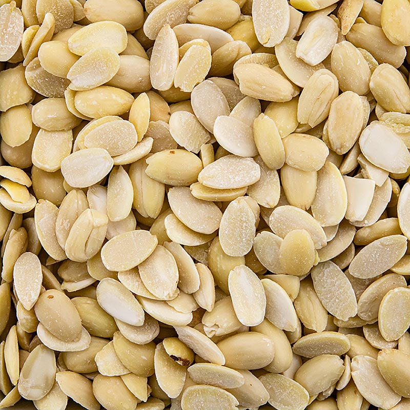 Amandes concassées, 2,5 kg, idéales pour la décoration, la pâtisserie, les salades, les farces, le riz et les pâtes, conservation au réfrigérateur recommandée