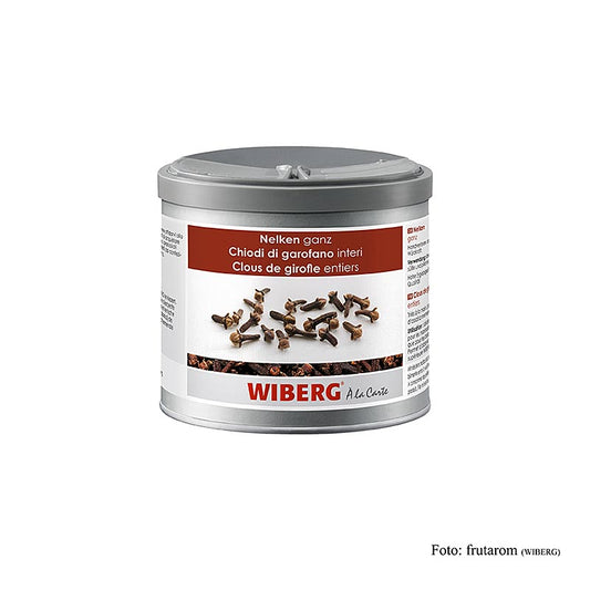 Wiberg Clous de girofle, entiers, 200 g - goût chaud et aromatique, brûlant et épicé, des clous de girofle intenses