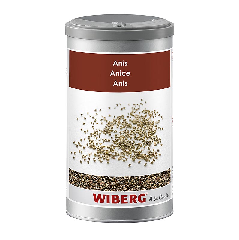 Épices d'anis de Wiberg, entières, 500 g - Goût savoureux, aromatique et épicé-sucré, idéal pour les pâtisseries, les soupes, les sauces, la viande et plus encore Entreprise familiale traditionnelle axée sur le goût et le contrôle de la qualité
