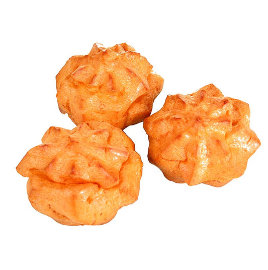 Pâte à choux, grande, ø 9cm, Pruve, 1,4 kg, 96 pcs - Pâte à choux prête à garnir avec des préparations sucrées ou salées à base de crème ou de chantilly Il n'y a pas de limites à l'imagination