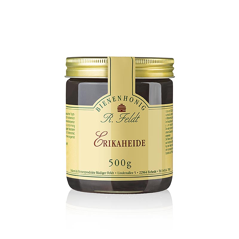 Miel de bruyère cendrée, Espagne ou France, foncé, très aromatique, floral, 500 g