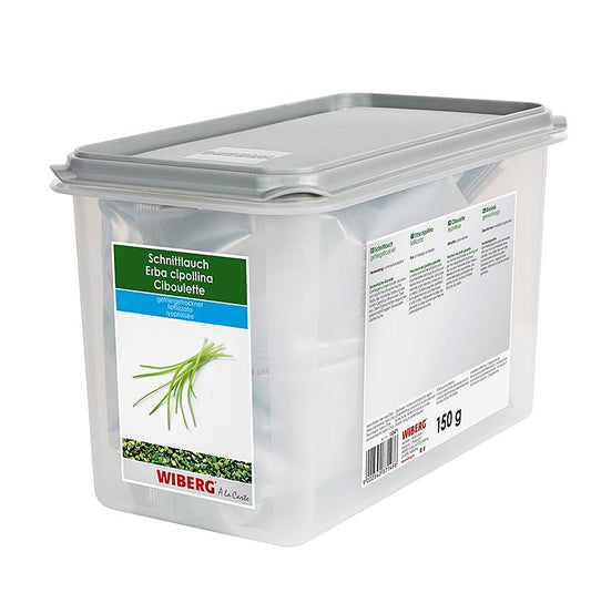 Ciboulette lyophilisée Wiberg, 150 g, idéale pour les salades, les soupes, les sauces, la viande, la volaille, le poisson et plus encore