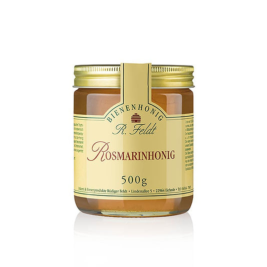 Miel de romarin, Espagne, liquide, arôme floral délicat, 500 g