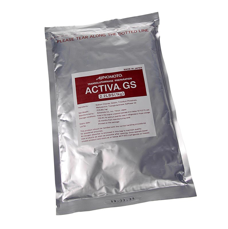 Transglutaminase GS (SB), enzyme pour l'agglutination du poisson, sans goût, économique, mesures de sécurité nécessaires