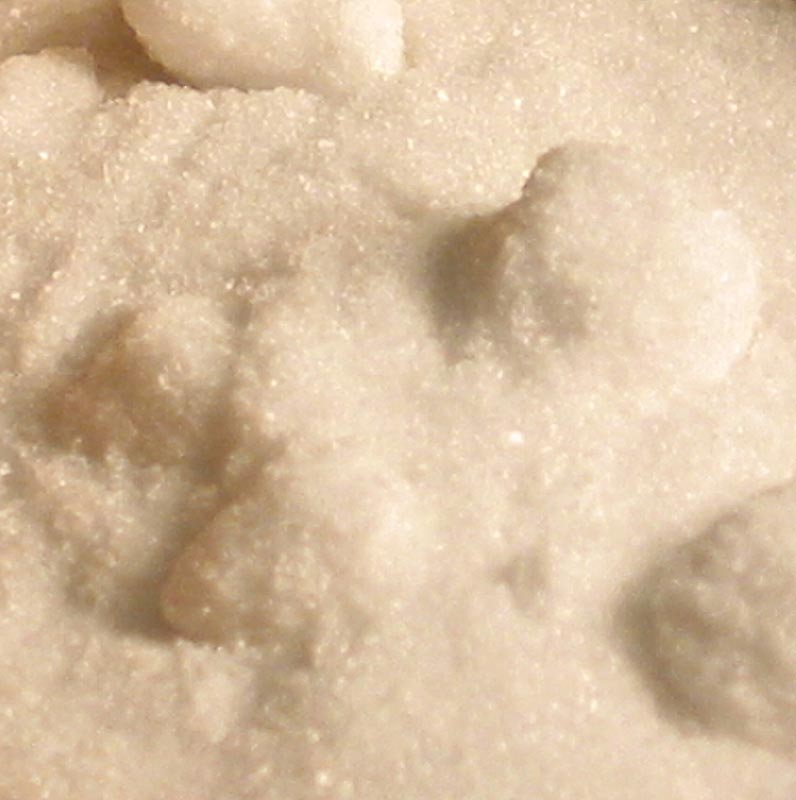 Sel gemme finement moulu, naturel, convient pour l'assaisonnement des aliments et autres applications salines, formé il y a 200 millions d'années Stocké à 400-750 m de profondeur
