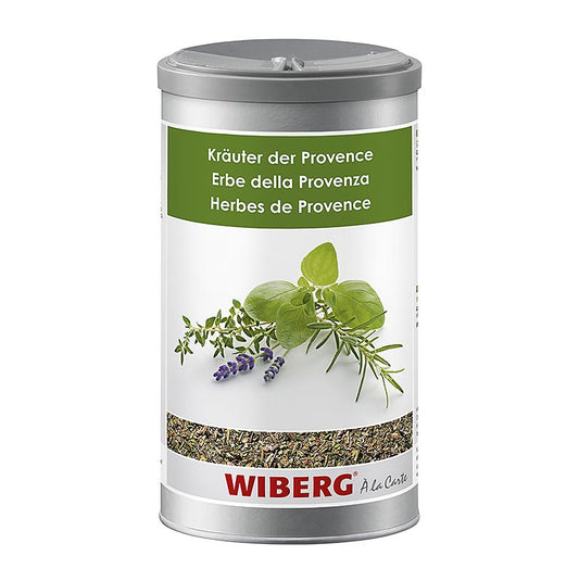 Mélange d'herbes séchées Wiberg Herbes de Provence, boîte de 220 g, arômes du sud de la France