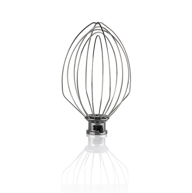 Petit fouet de rechange pratique en acier inoxydable durable pour les robots de cuisine KitchenAid, idéal pour battre la crème, les blancs d'œufs ou les pâtes légères, facile à monter et à nettoyer, accessoire indispensable pour les cuisiniers amateurs