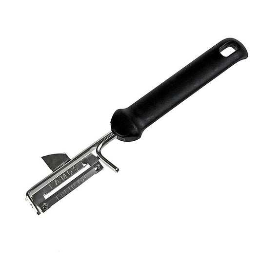 Éplucheur d'asperges avec lame tranchante et poignée ergonomique en plastique pour retirer facilement la peau - un accessoire de cuisine indispensable pour la saison des asperges !