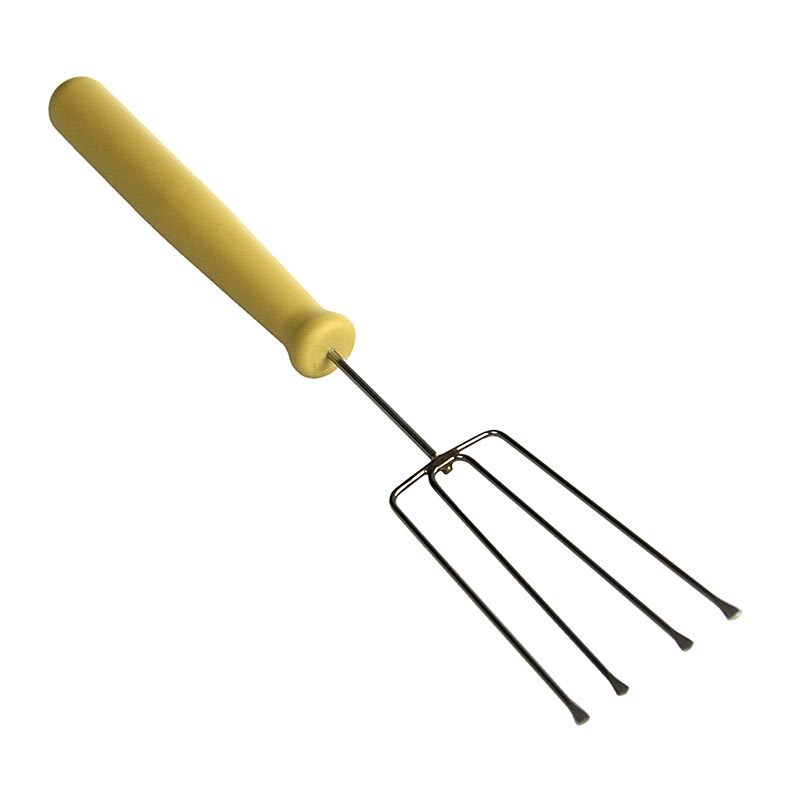 Fourchette à pralinés à 4 dents avec manche ergonomique en plastique pour un travail précis Idéal pour la fabrication de pralinés