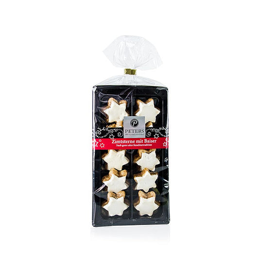 Biscuits de Noël - Etoiles à la cannelle, cuites avec meringue, Peters, 100 g