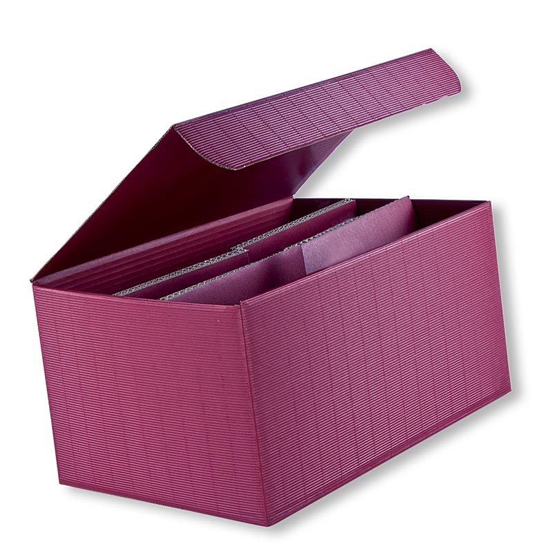 Carton cadeau pour le vin, bordeaux, pour 6 bouteilles de 0,75 l, 1 pc
