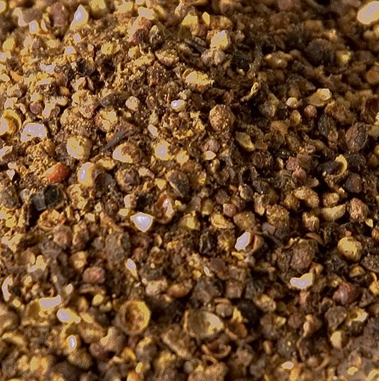 Mélange d'épices au poivre Melange Noir de l'Alter Gewürzamt, 1 kg - Un mélange unique de piments noirs soigneusement sélectionnés pour un goût intense et un coup de fouet épicé, idéal pour les cuisiniers amateurs et professionnels pour donner de la profondeur et du caractère à leurs plats préférés.