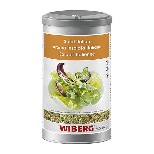 Wiberg Salade Italian Style, mélange de condiments avec liaison, 880 g - Utilisation pour vinaigrettes fraîches, marinades et dressings au basilic, oignons et légère note d'ail