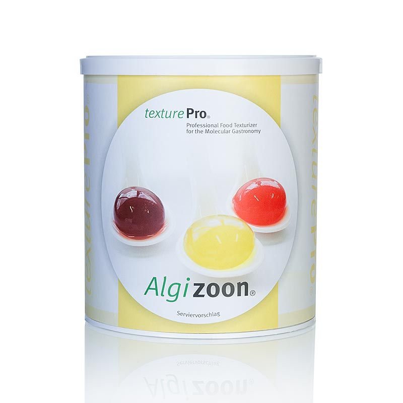 Algizoon (alginate de sodium), Biozoon, E 401, 300 g - gélifiant à base d'algues brunes naturelles, qui forme un gel en présence d'ions calcium et est stable à la chaleur, mais sensible aux acides