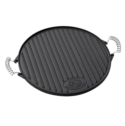 Plaque en fonte Plancha pour barbecues Outdoorchef avec 2 poignées, diamètre 39cm
