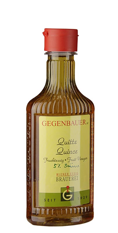 Vinaigre de fruits au coing, 5% d'acidité, 250 ml