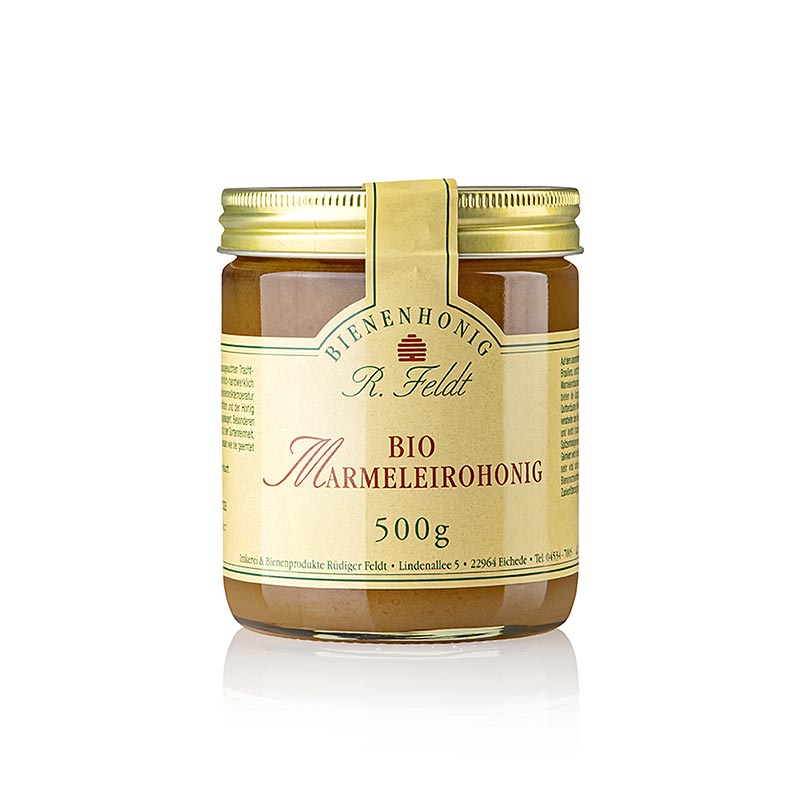 Miel de marmeleiro Feldt, Brésil, doré, crémeux, fruité, BIO, 500 g