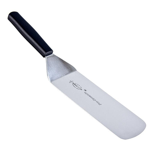 Palette angulaire en acier inoxydable, 20 cm de long, idéale pour étaler les garnitures et retourner les omelettes et les crêpes
