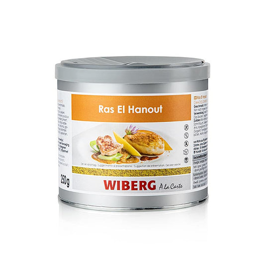 Préparation d'épices à l'orientale, épicée avec du piment, du clou de girofle, de la cannelle, du piment, du poivre fort, du cumin et une note de pétales de rose Sans gluten, sans lactose, idéal pour les classiques végétariens comme le couscous et les falafels