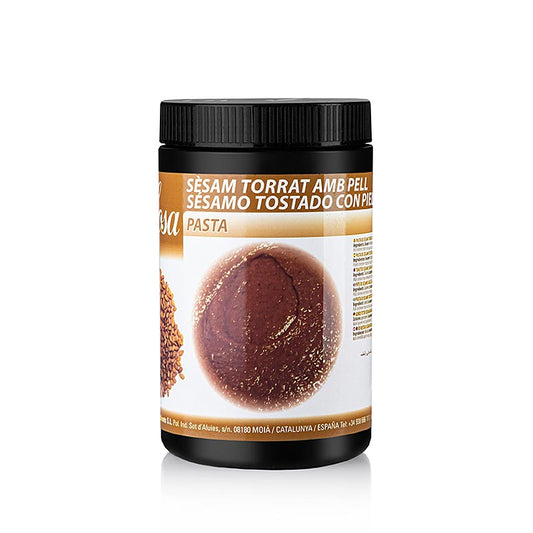 Pâte Sosa - Sésame non décortiqué, grillé, 100%, sésame Torrat, 1 kg - Pâte de sésame non décortiqué, grillé, de haute qualité, en emballage 1 kg