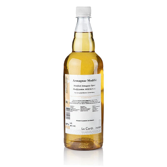 Bouteille d'Armagnac - modifié avec sel & poivre, 40% vol, La Carthaginoise, 1 l, eau-de-vie française de haute qualité