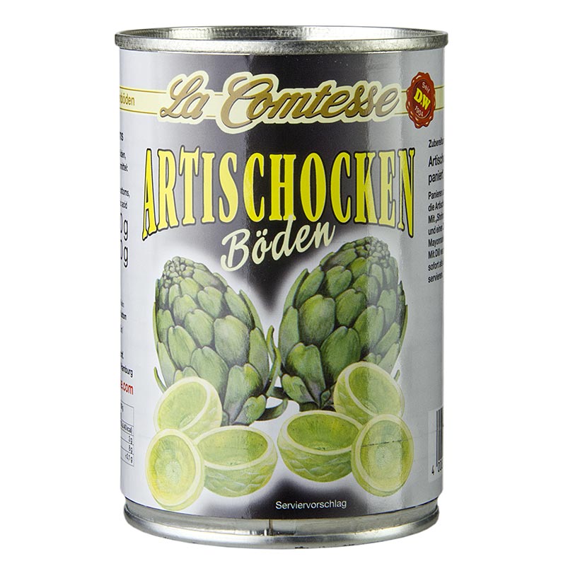 Fonds d'artichauts, 8-12 fonds, ø ca 5cm, 400 g - Fonds d'artichauts prêts à garnir de farce ou de mousse savoureuse