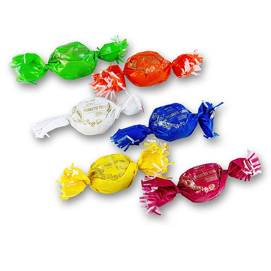 Amaretti mous, emballés individuellement dans un papier coloré, 900 g, délicieux biscuits italiens