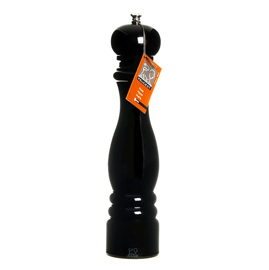Peugeot Moulin à poivre PARIS U'SELECT, hauteur 30cm, réglable, hêtre noir, 1 pc - Illustration de la gamme PARIS avec la technologie U'SELECT pour régler la mouture