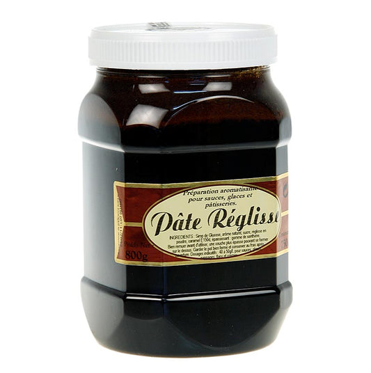 Pâte Réglisse - Pâte de réglisse pour affiner les sauces, les glaces et les flans Facile à utiliser : Doser, remuer, ajouter et incorporer Donne un délicieux goût de réglisse