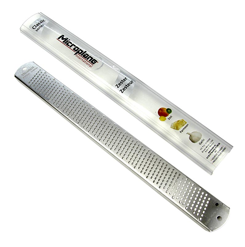 Premium Classic - Bâton, Râpe à zeste, sans manche, 1 pc - Râper finement des agrumes, du fromage à pâte dure, du gingembre et de la noix de muscade Idéal pour des résultats de râpe tranchants adaptés au lave-vaisselle Conçu pour une découpe précise sans perte d'arôme