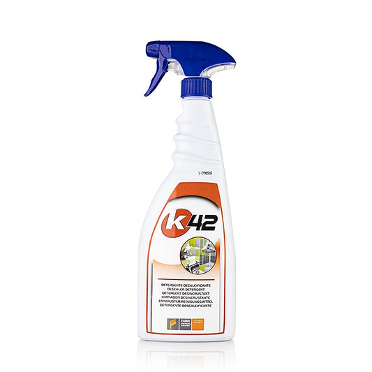 Herold K42, nettoyant et détartrant en un seul produit, désinfectant au parfum d'agrumes, 750 ml, usage professionnel uniquement