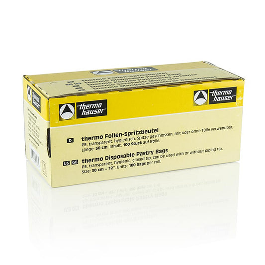 Poche à douille, jetable, env. 30cm de long, env. 16cm d'ouverture, 75µ, 100 pièces