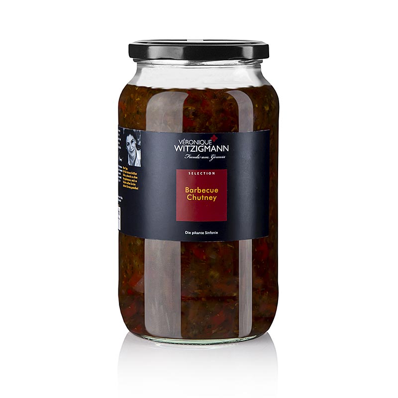 Barbecue Chutney, 900 ml - Tomates cerises aromatiques réduites avec un mélange d'herbes raffiné par Véronique Witzigmann
