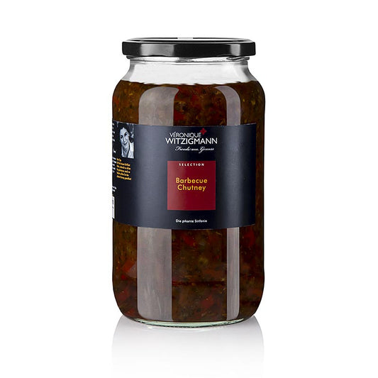 Barbecue Chutney, 900 ml - Tomates cerises aromatiques réduites avec un mélange d'herbes raffiné par Véronique Witzigmann