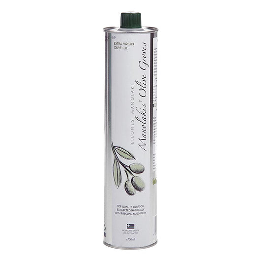 Huile d'olive extra vierge, Manolakis Groves, à base d'olives Koroneiki, Crète, 750 ml