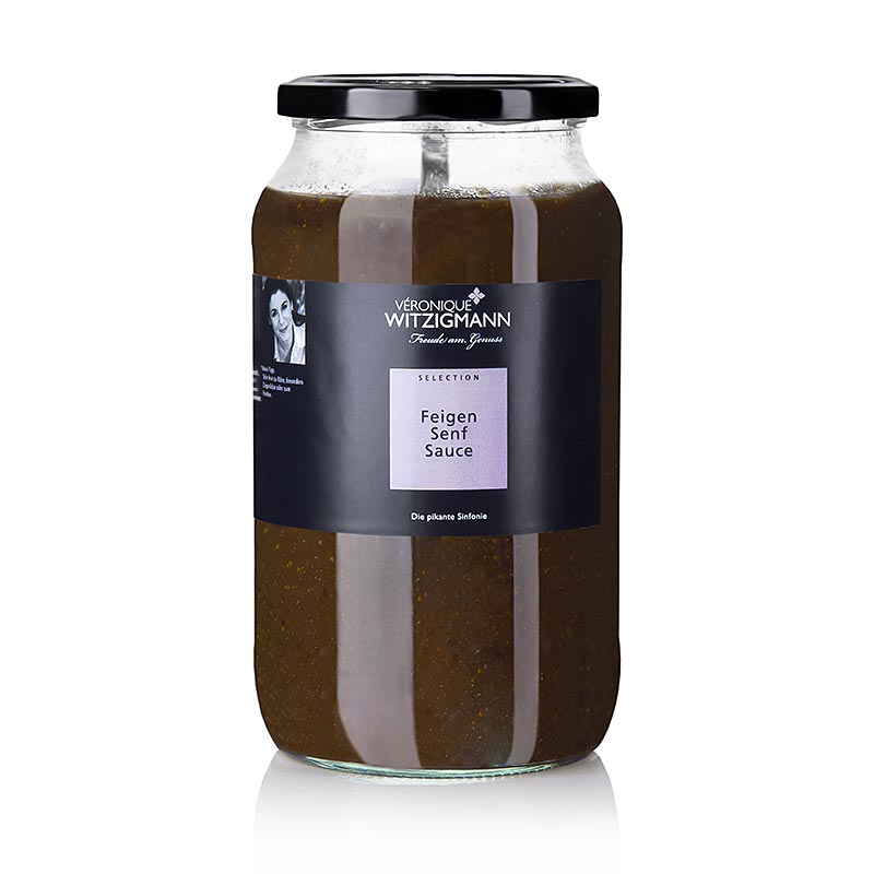 Sauce figue-moutarde : parfaite pour le fromage, en particulier le fromage de chèvre ou la fondue Cuisinée à la main par Véronique Witzigmann avec des herbes et des épices sélectionnées pour un plaisir unique