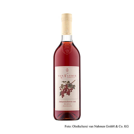 Van Nahmen - Nectar de groseille rouge, 35% pur jus, 750 ml