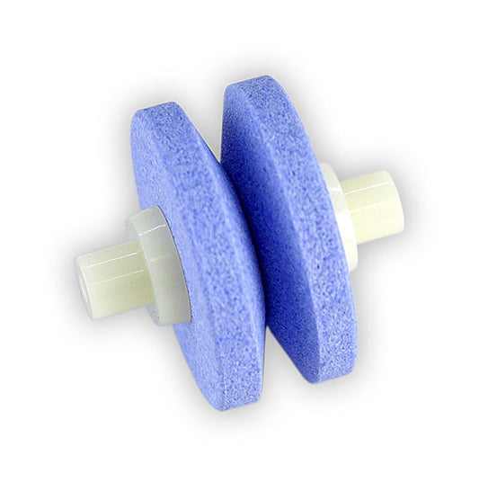 Rouleau de pierre de rechange céramique 555, convient pour Mino Sharp 550/BR, bleu, grossier, 1 pièce - Rouleau de pierre de rechange de haute qualité pour l'aiguiseur universel de couteaux Mino Sharp No 550