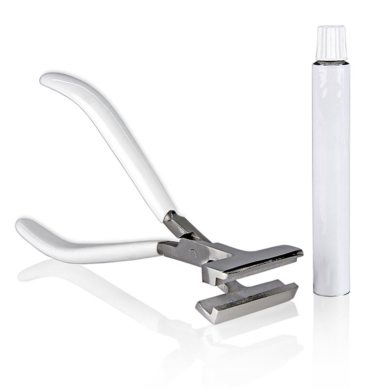 Pince pour fermer les tubes, idéale pour les masses à cocktails ou à desserts
