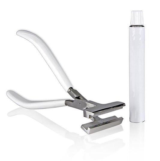 Pince pour fermer les tubes, idéale pour les masses à cocktails ou à desserts