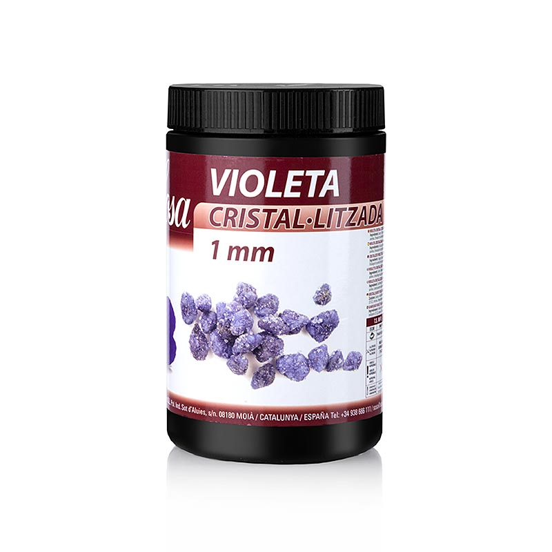 Pétales de violette cristallisés de Sosa, 1mm de diamètre, idéal pour les desserts et la pâtisserie, paquet de 500g