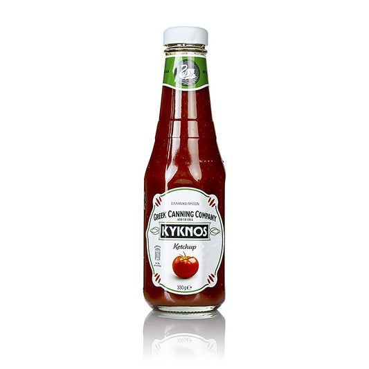 Ketchup à la tomate Kyknos de Grèce en bouteille de 290 ml