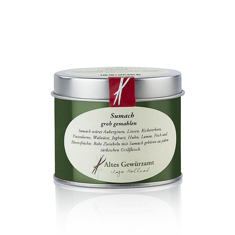 Sumac moulu de l'Ancienne Epicerie, paquet de 80 g, pour une note fraîche et citronnée dans la viande, le houmous et les salades